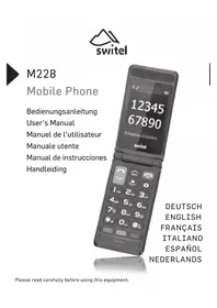 Notice SWITEL M228 Téléphone mobile