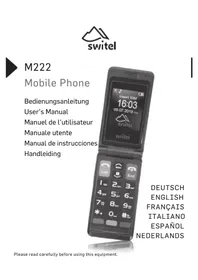 Notice SWITEL M222 Téléphone mobile