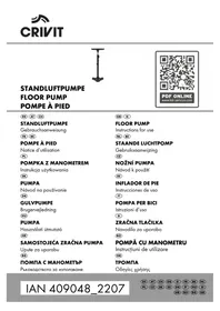 Notice CRIVIT IAN 362138 Pompă de apă