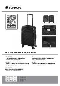 Notice Topmove IAN 331900 Valise de cabine