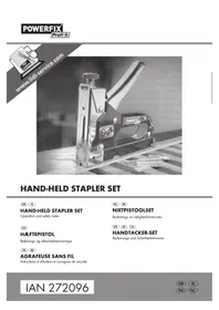 Notice POWERFIX HG01009 Agrafeuse manuelle