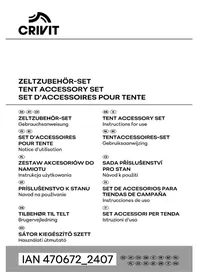 Notice CRIVIT IAN 360855 Accessoires pour tente