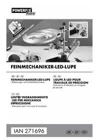 Notice POWERFIX HG00963 Loupe éclairante