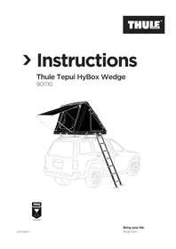 Notice THULE TEPUI HYBOX WEDGE Tente
