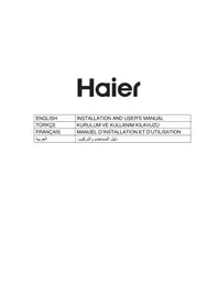 Notice HAIER HATS6DS2XWIFI Basket