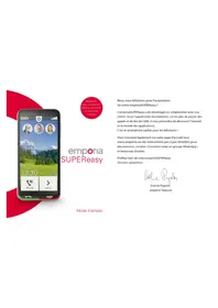 Notice EMPORIA SUPEREASY Smartphone