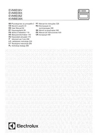 Notice ELECTROLUX EVM8E08Z Elektrická rúra