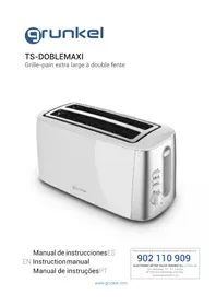 Notice Grunkel TSDOBLEMAXI Grille pain