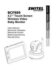 Notice SWITEL BCF989 Moniteurs pour bébé