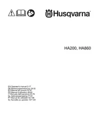 Notice HUSQVARNA HA860 Débroussailleuse