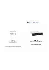 Notice GRANDSTREAM IPVT10 Serveur informatique