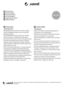 Notice JANE LIQUID Poussette