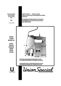 Notice Union Special 2000ASZ Machine à coudre