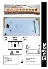 Notice Näve WILLKOMMEN Éclairage