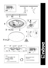 Notice Näve PALMA Lampe