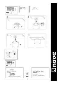 Notice Näve TRIOS Lampe