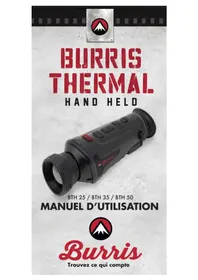 Notice Burris BTH 25 Appareil photo
