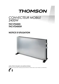 Notice THOMSON THCVT2400S Heating