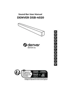 Notice DENVER DSB4020 Barre de son