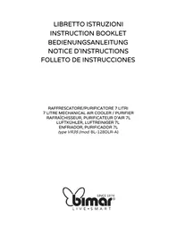 Notice Bimar VR35 Ventilatore