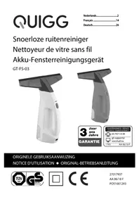 Notice QUIGG GTFS03 Ruitenschoonmaker