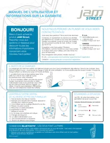 Notice JAM STREET HXP710 Haut-parleur