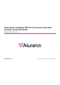 Aluratek AFT11F - Cadre photo numérique