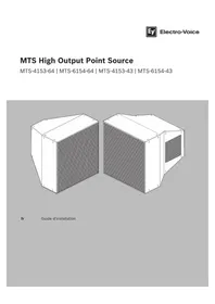 Notice ELECTRO-VOICE MTS6154 Haut-parleur