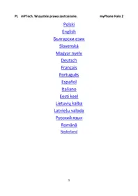 Notice myPhone HALO 2 Smartphone