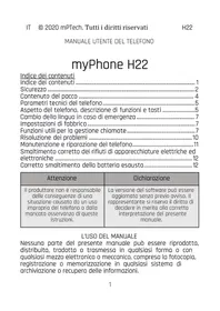 Notice myPhone SOHO LINE H22 Téléphone mobile