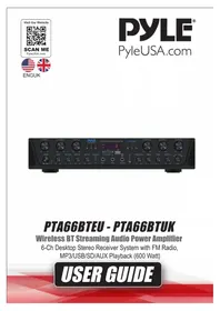 Notice Pyle PTA66BT Recepteur