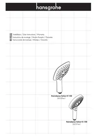 Notice Hansgrohe 26531001 Pomme de douche