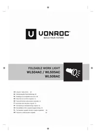 Notice Vonroc WL506AC Lampe de travail pliable