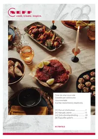 Notice NEFF N17XH10G0 Appareils à emballage sous vide