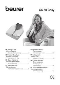 Notice BEURER CC 50 COSY ısıtmalı battaniye