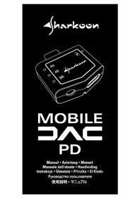 Notice Sharkoon MOBILE DAC PD Recepteur