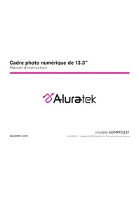 Aluratek ADMPFD13F - Cadre photo numérique