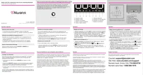 Notice Aluratek ABQC02F Radio-réveil