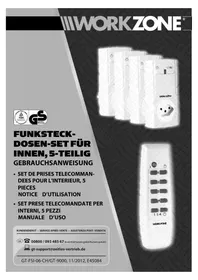 Notice Workzone GTFSI06 Multiprise télécommandée