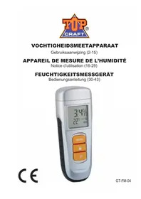 Notice TOP CRAFT GTFM04 Multimeter