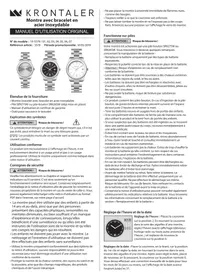 Notice Krontaler 5578 Montre