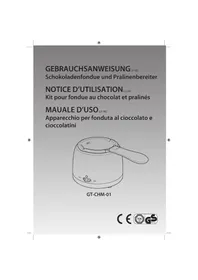 Notice Kitchenware GTCHM01 Fontana di cioccolato