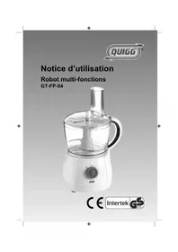 Notice QUIGG GTFP04 Robot ménager