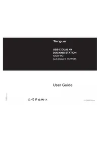 Notice TARGUS DOCK190EUZ Docking station