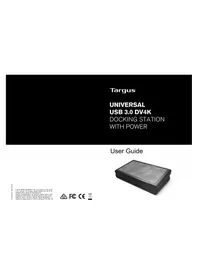 Notice TARGUS DOCK177EUZ Dockstation