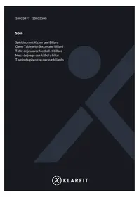 Notice Klarfit SPIN Table