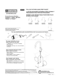 Notice DELTA 9183ARDST Robinet de cuisine