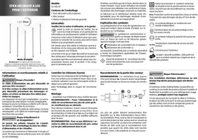 Notice LightZone GTGSS01 Éclairage LED extérieur