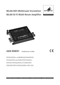 Notice Monacor AKB90WIFI Amplificateur audio