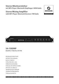 Notice Monacor SA130DMP